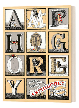 Edward Gorey:Amphigorey 无聊的幽默 黑色幽默大师爱德华戈里 漫画经典 英文原版