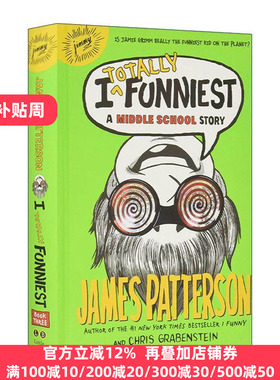 英文原版 I Totally Funniest 撞墙日记3 肯定是有趣的 精装 中学滑稽故事 英文版 进口英语原版书籍