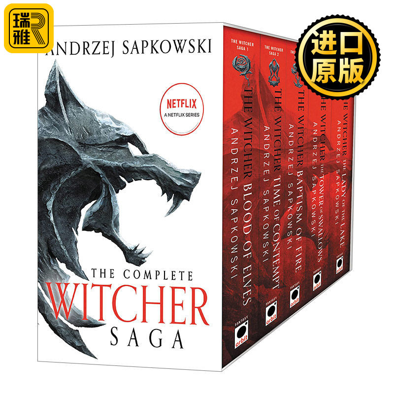 The Witcher Boxed Set 巫师猎魔人5册全集盒装