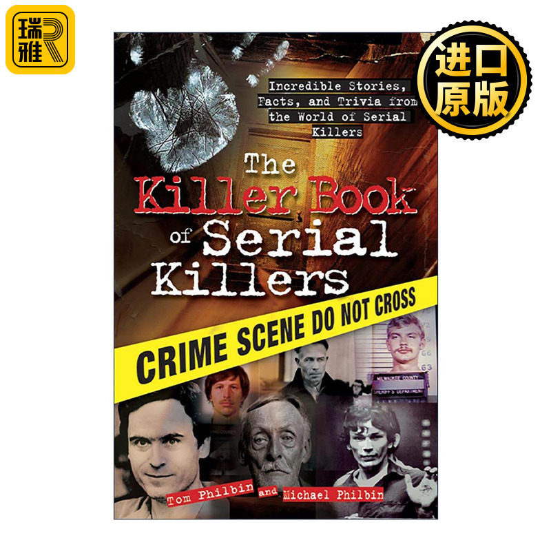 英文原版 The Killer Book of Serial Killers 连环杀手的杀手之书 开膛手杰克 犯罪纪实 Tom Philbin 英文版 进口英语原版书籍