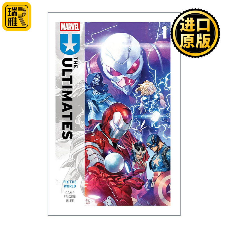 英文原版 Ultimates By Deniz Camp Vol. 1: Fix The World 终极战队 卷一 修复世界 终极宇宙合集 漫威漫画 进口英语原版书籍