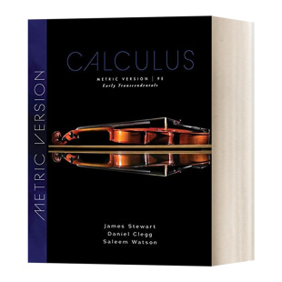 精装 Stewart进口英语书籍 Calculus Metric Edition Transcendentals 英文原版 Early 詹姆斯斯图尔特James 微积分 第九版