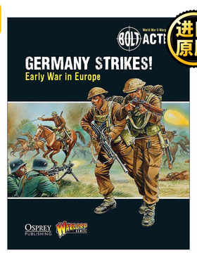 英文原版 Bolt Action Germany Strikes 桌面战争兵棋 德国进攻 英文版 进口英语原版书籍