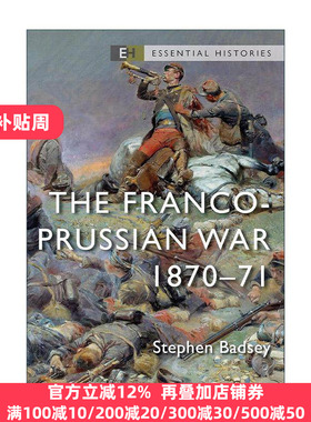 英文原版 The Franco-Prussian War 普法战争 1870–71年 全彩插画战争历史系列 英文版 进口英语原版书籍