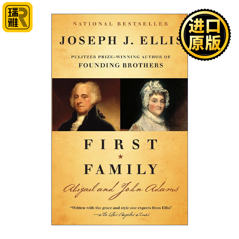 英文原版 First Family第一家族阿比盖尔与约翰·亚当斯美国早期历史普利策奖得主Joseph J. Ellis英文版进口英语原版书籍