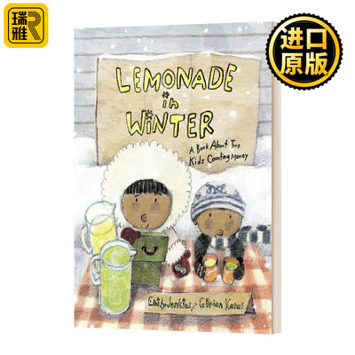 Lemonade in Winter: A Book About Two Kids Counting Money 冬天的柠檬水:关于两个孩子数钱的书 精装 儿童绘本