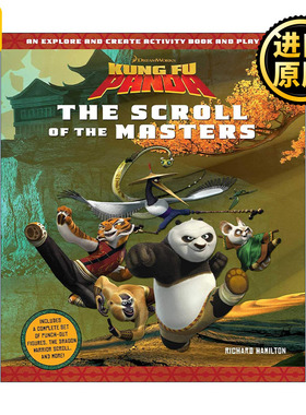 Kung Fu Panda: the Scroll of the Masters 功夫熊猫 大师卷轴 精装活动书