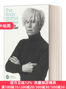 安迪沃霍尔日记 英文原版 The Andy Warhol Diaries Edited by Pat Hackett 现代经典 英文版 Andy Warhol 进口英语原版书籍