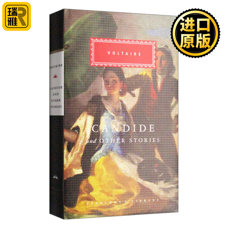 老实人及其他短篇小说 Everyman精装版 英文原版 Candide and Other Stories 伏尔泰 英文版 Voltaire 进口英语原版书籍
