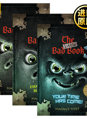 The Little Bad Book 小坏书系列3册 儿童怪异有趣故事少儿趣味插画精装绘本 Magnus Myst