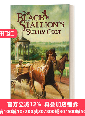 英文原版 The Black Stallion's Sulky Colt 黑神驹系列：黑神驹的愠怒小马 Walter Farley 青少年骑马动作冒险小说 英文版 进口书