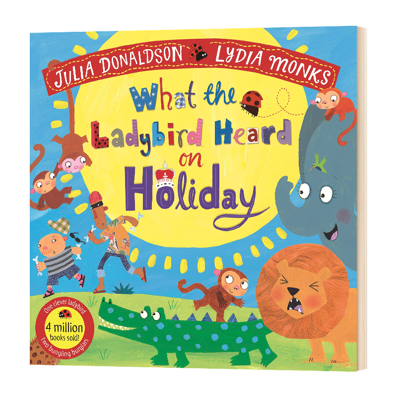 正版 What the Ladybird Heard on Holiday小瓢虫在假期听见了什么朱莉娅唐纳森儿童绘本