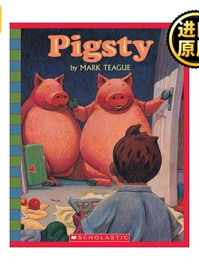 英文原版 Pigsty 猪舍 打扫杂乱的房间 英文版 进口英语原版书籍