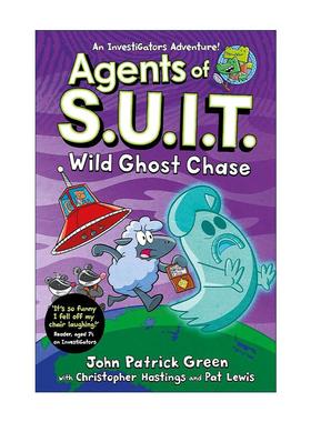 英文原版 InvestiGators Agents of S.U.I.T. Wild Ghost Chase 鳄鱼侦查员外传侦查员3 儿童全彩爆笑漫画故事书 进口英语原版书籍