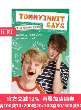 英文原版 TommyInnit Says The Quote Book 油管网络达人语录精装 Minecraft游戏 英文版 进口英语原版书籍