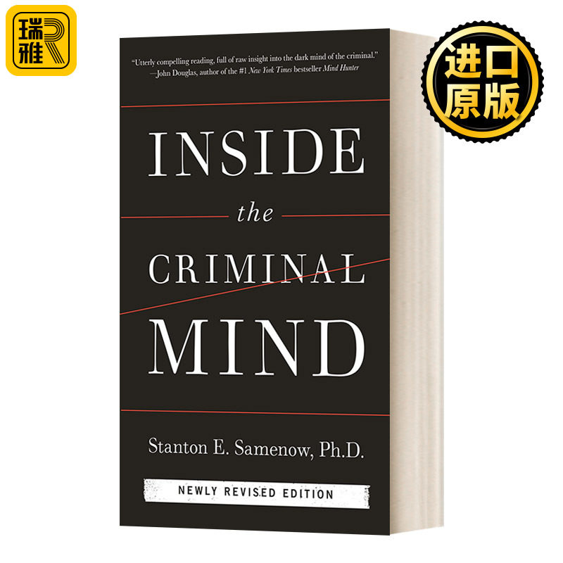 Inside the Criminal Mind (Revised and Updated Edition) 犯罪心理分析(修订扩展版) Stanton Samenow斯坦顿·萨梅洛