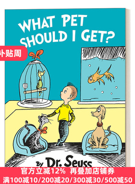 英文原版 What Pet Should I Get 我应该养什么宠物 苏斯博士 精装 Classic Seuss 英文版 Dr. Seuss 进口英语原版书籍
