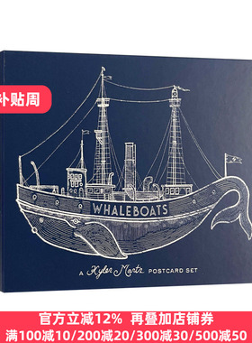 英文原版 Whaleboats: A Kyler Martz Postcard Set Kyler Martz