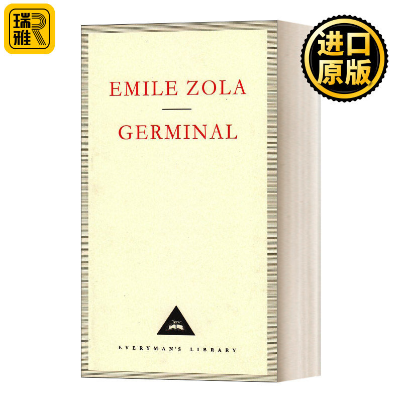 Germinal 萌芽 Everyman精装版 英文原版小说 英文版 埃米尔·左拉 émile Zola；Adam Thorpe 进口英语原版书籍图片