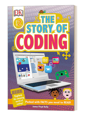 英文原版 DK Readers Level 2-The Story of Coding DK分级读物L2 英文版 James Floyd Kelly 进口英语原版书籍
