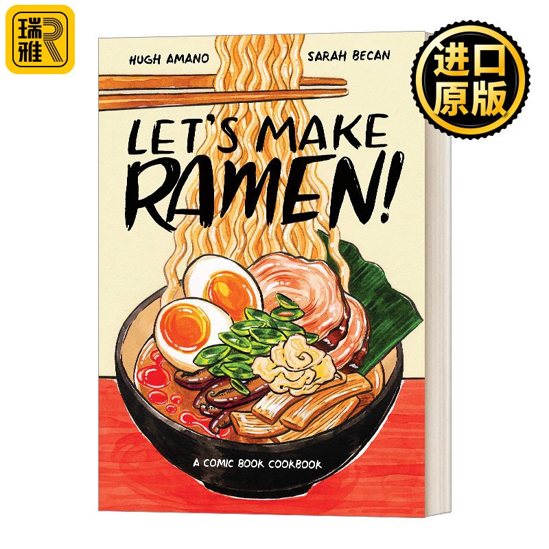 Lets Make Ramen A Comic Book Cookbook Hugh AmanoSarah Becan