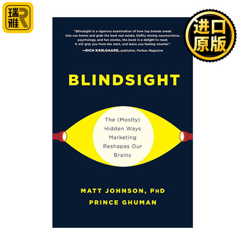 正版 Blindsight 上瘾的秘密 潜移默化的营销方式如何重塑我们的大脑 Matt Johnson 精装 英文原版 进口英语书籍