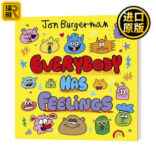人人都有情绪 英文原版 Everybody Has Feelings 英文版 Jon Burgerman幽默涂鸦科学绘本 进口英语原版书籍