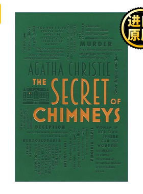 The Secret of Chimneys 名苑猎凶 阿加莎 软精装皮质封面词云经典 Word Cloud Classics 英文原版 进口英语书籍