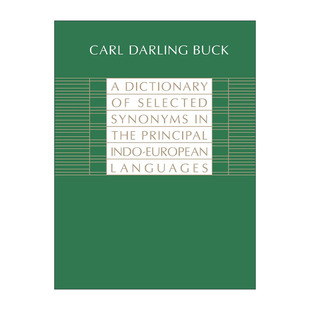 英文原版 A Dictionary of Selected Synonyms in the Principal Indo-European Languages 印欧主要语言精选同义词词典 进口书籍