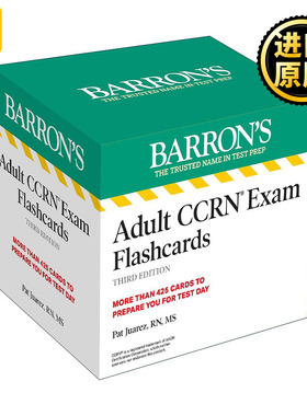 Adult CCRN Exam Flashcard 巴朗 成人临终关怀护理注册护士考试闪卡 第3版
