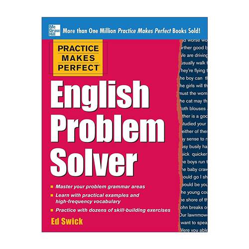 英文原版 Practice Makes Perfect English Problem Solver 熟能生巧 英语语法答疑手册 英文版 进口英语原版书籍