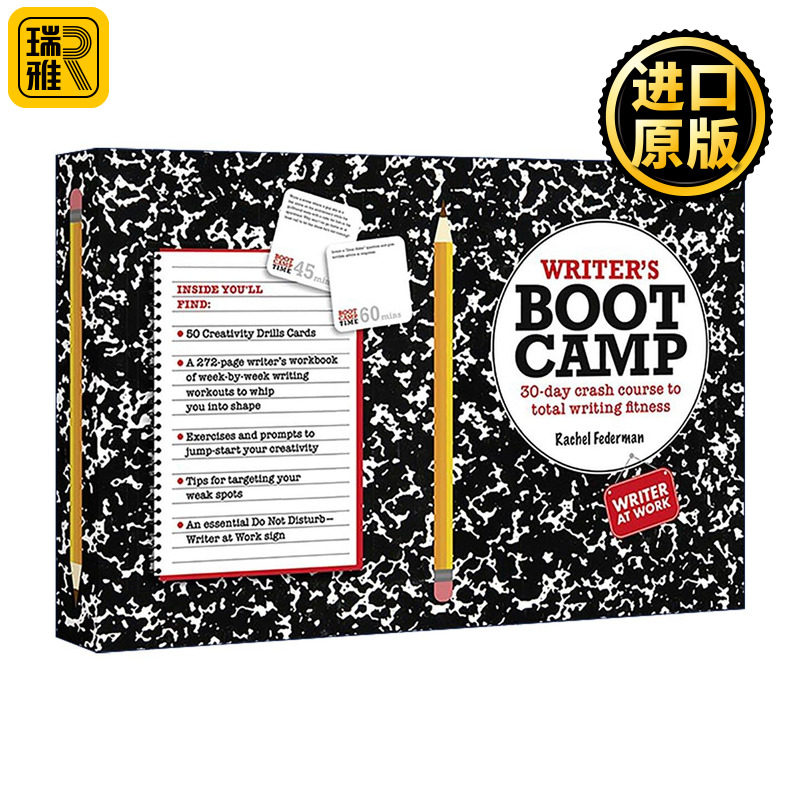 英文原版 Writer’s Boot Camp 写作集训营 30天写作能力强化速成课 英文版 进口英语原版书籍