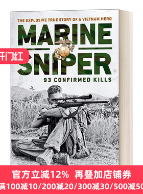 英文原版 Marine Sniper 海陆狙击手 93人确认击杀 卡洛斯哈斯考克传记 Charles Henderson 英文版 进口英语原版书籍