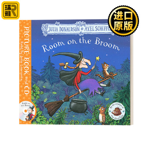 Room on the Broom 女巫扫帚排排坐 大开绘本 附CD