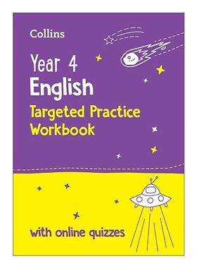 英文原版 Collins Year 4 English Targeted Practice Workbook 柯林斯英国小学四年级英语练习册 第二版 英文版 进口英语原版书籍