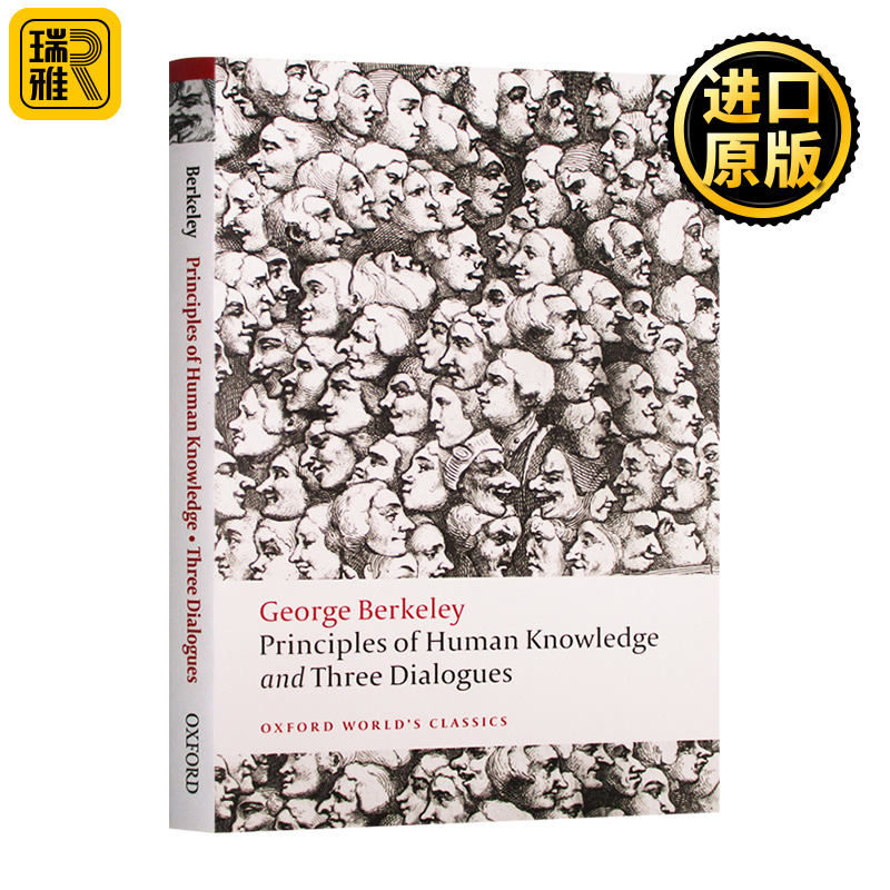 乔治贝克莱人类知识原理和三个对话 Principles of Human Knowledge and Three Dialogues英文原版全英文版进口原版英语书籍