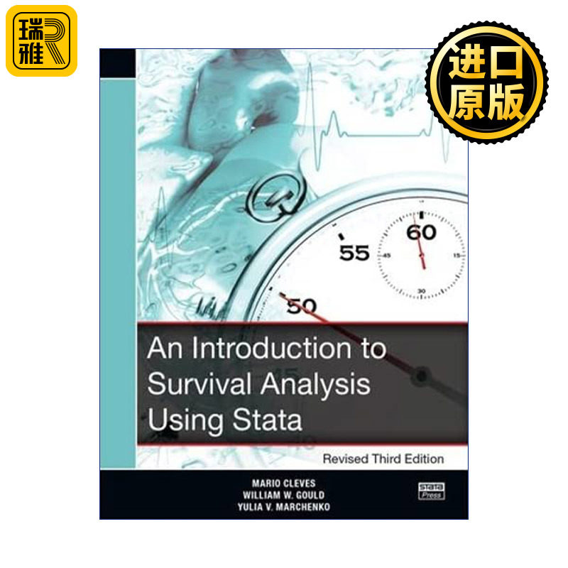 英文原版 An Introduction to Survival Analysis Using Stata  Revised Third Edition 运用Stata的生存分析导论 第4版 进口书籍