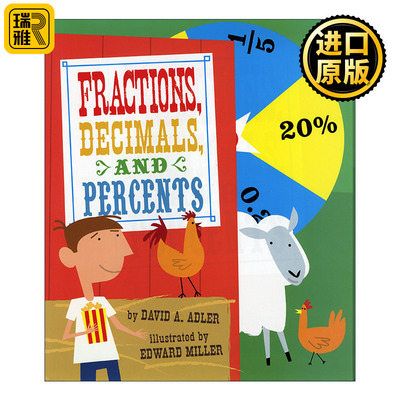 英文原版 Fractions, Decimals, and Percents David A. Adler