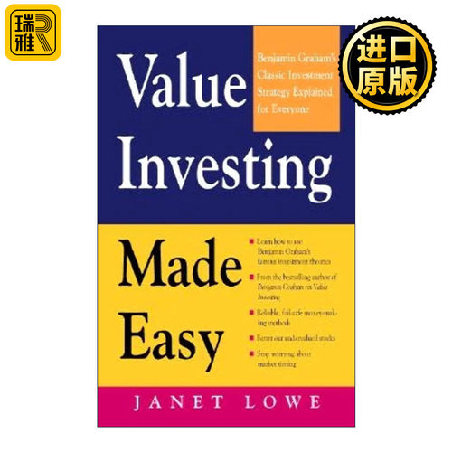 英文原版 Value Investing Made Easy 格雷厄姆经典投资策略 让价值投资变得更容易 英文版 进口英语原版书籍