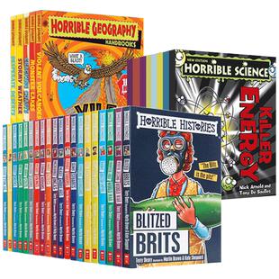 可怕的历史科学地理系列33册 英文原版 Horrible Histories Science Geography 青少年科普桥梁章节书 英文版中小学生英语课外阅读