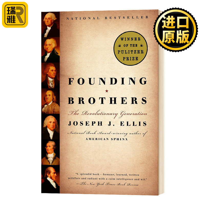 创始兄弟 英文原版 Founding Brothers 英文版 Joseph J.Ellis 全英文版进口原版英语书籍