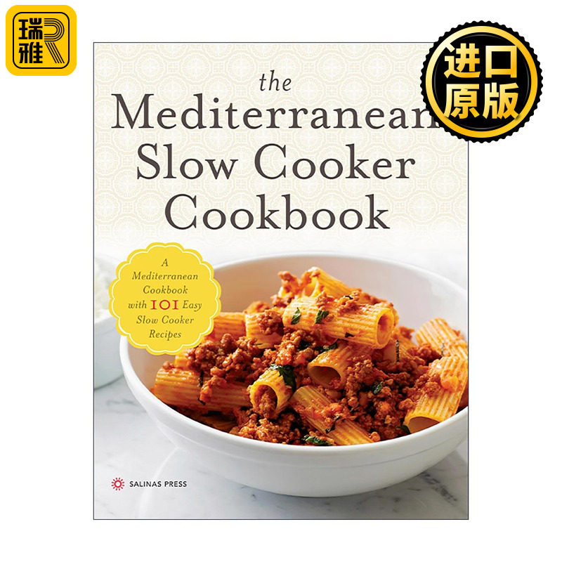 英文原版 The Mediterranean Slow Cooker Cookbook 地中海慢炖锅美食烹饪书 简单食谱 英文版 进口英语原版书籍