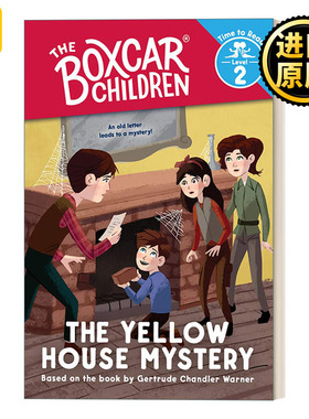 英文原版 The Yellow House Mystery The Boxcar Children Time to Read  Level 2 棚车少年分级读物3 英文版 进口英语原版书籍