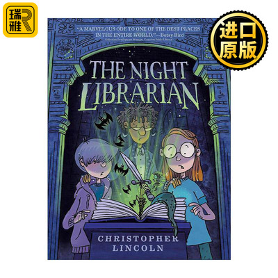 英文原版 The Night Librarian 夜间图书管理员 儿童奇幻漫画 Christopher Lincoln 英文版 进口英语原版书籍