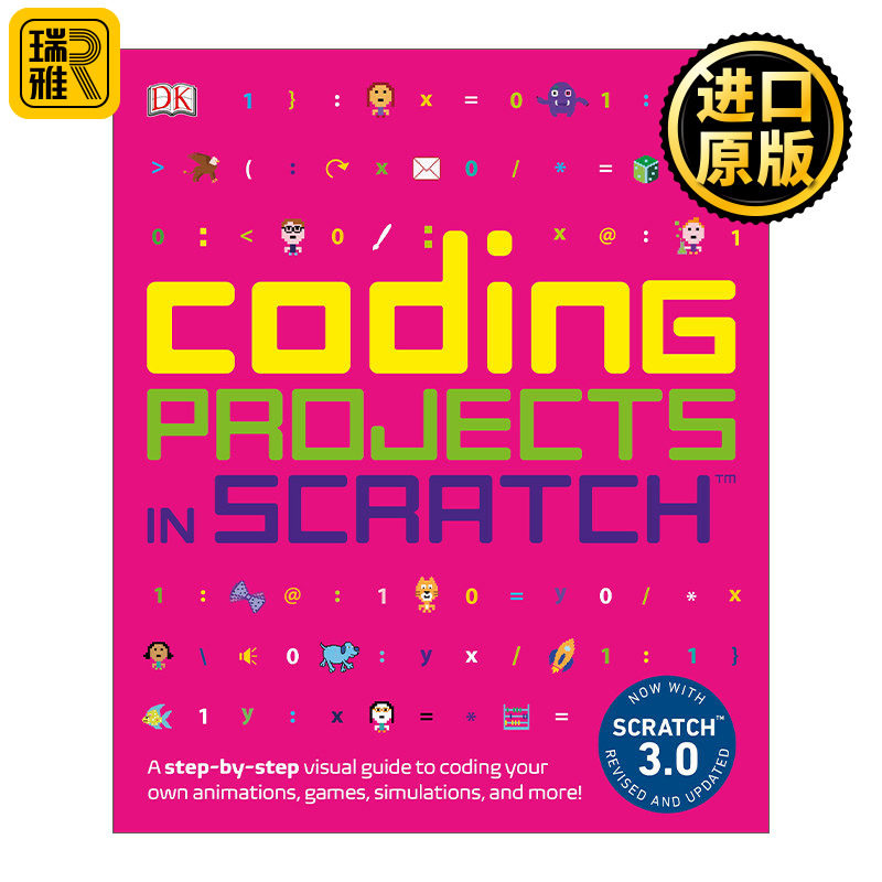 Coding Projects in Scratch DK儿童Scratch编程项目 Carol Vorderman 英文原版