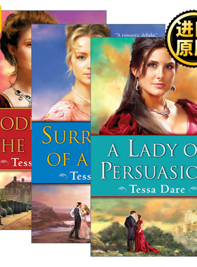 Wanton Dairymaid Trilogy 流浪女郎三部曲 3册 历史浪漫小说 Tessa Dare