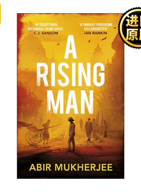 英文原版 A Rising Man 加尔各答谋杀案 Abir Mukherjee畅销小说 前苏格兰场警探印度探案系列1 英文版 进口英语原版书籍