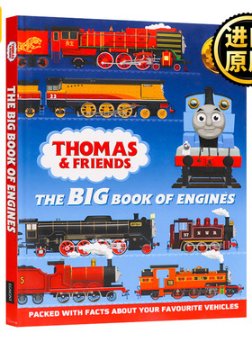 托马斯和朋友们 小火车大书 Thomas and Friends The Big Book of Engines 英文原版绘本 精装 儿童英语启蒙读物 进口原版书籍