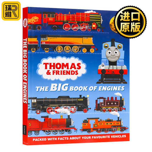 托马斯和朋友们 小火车大书 Thomas and Friends The Big Book of Engines 英文原版绘本 精装 儿童英语启蒙读物 进口原版书籍