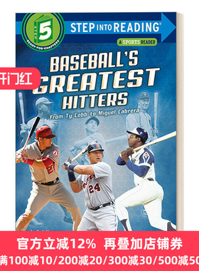 英文原版 Step Into Reading 5 - Baseball's Greatest Hitters
